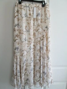 NWT * WOMEN'S SZ S DREW NENTURAL FLOWEY SKIRT * $234 * LOOK - Picture 1 of 5