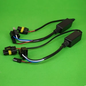 2Pcs Relay Wiring Fit for H4 Hi/Lo HID Bi-Xenon Kit Harness Controller DC 12V ut - Picture 1 of 3