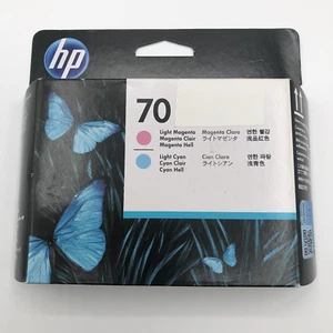 Genuine HP 70 Light Magenta Light Cyan Factory Sealed Ink-EXP SEP 2022 (C9405A) - Photo 1/9