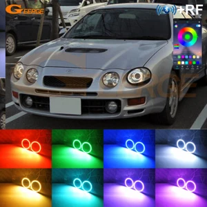 For Toyota Celica T20 1994 - 1999 Multi Color RGB LED Angel Eyes Bluetooth APP - Picture 1 of 8