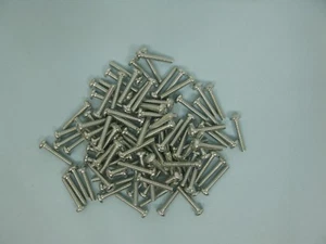 Maschinenschrauben 4/40 x 5/8 Kreuzschlitz Linsenkopf Stahl verzinkt 100 Stück  - Bild 1 von 3