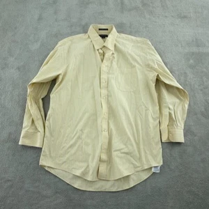 Lands End Shirt Long Sleeve Button Down Mens 16.5 Yellow 2329 - Picture 1 of 8