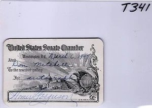 HOMER FERGUSON AUTO JSA CERT COA USA SENAT KAMMER AUTOGRAMM - T341 - Bild 1 von 2