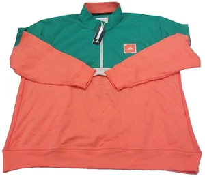 Adidas HS3206 Felpa da Golf Uomo Adicross Anorak Mezza Zip Taglia 2XL - Foto 1 di 3