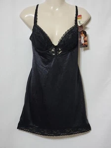 NWTS VINTAGE SEARS PADDED PUSH UP CONTROL SLIP SIZE 36C SLIMMING STAYS IN PLACE - Picture 1 of 8