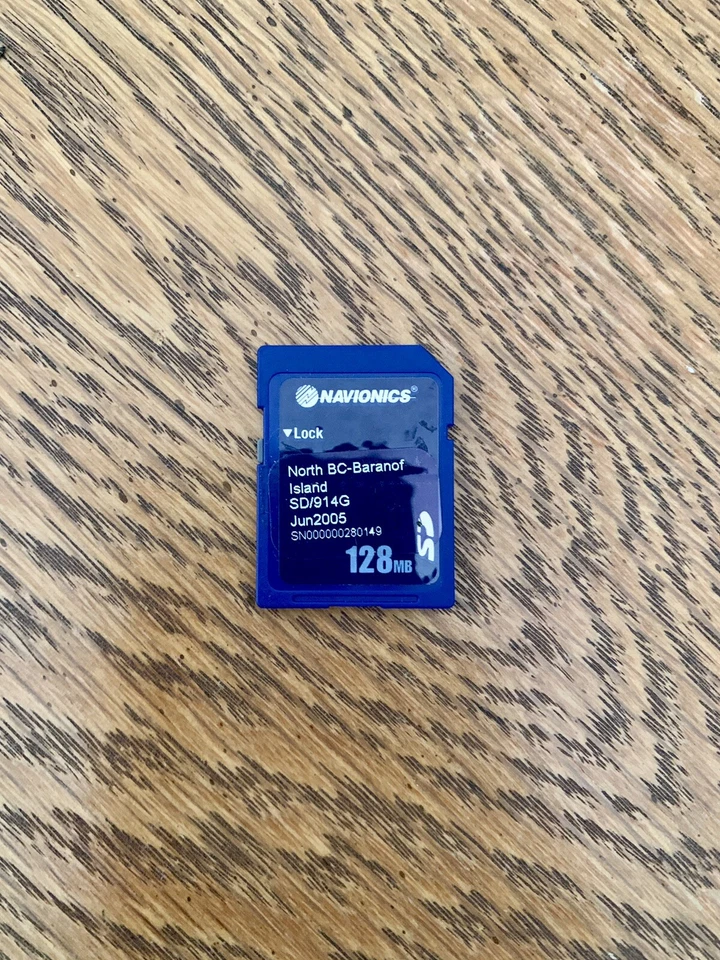 Navionics SD/914G North BC-BARANOF Island June 2005 128mb - Image 1 of 2