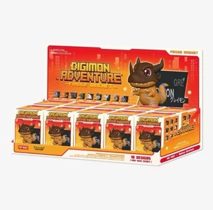 Pop Mart Digimon Adventure Fridge Magnet Series Figures Blind Box Full Set - Picture 1 of 1