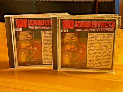 2 CD lot - 100 Sound Effects The Ultimate Collection Volume 1 and 2 Madacy 1994 - Image 1 of 3
