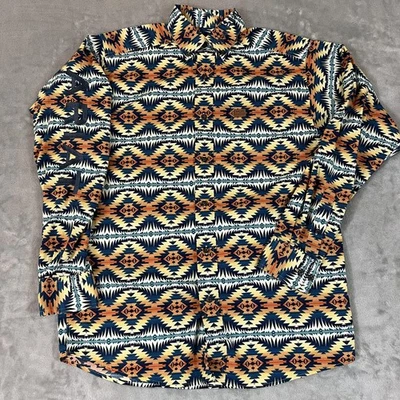 Ariat X Pendleton Shirt Mens Small Multicolor Aztec Stretch Western Button Front - Image 1 of 4