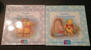 📚 Two (2) HC Disney's "Pooh Plays Doctor" & "Pooh's Neighborhood" W/Dust Jacket - Picture 1 of 11