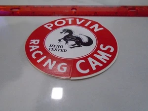Reproduction Vintage Potvin Racing Cams Decal - Picture 1 of 1
