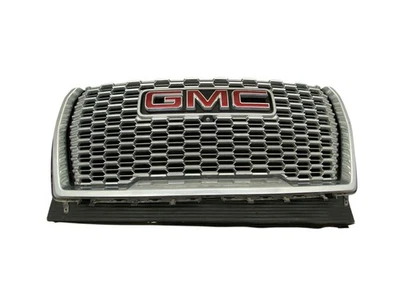 2021-2024 GMC YUKON XL DENALI FRONT GRILLE WITH CAMERA SILVER - Image 1 of 4