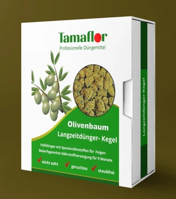 Düngekegel 7,5g Langzeitdünger 9 Monate Depotdünger Pflanzendünger für Oliven - Bild 1 von 4