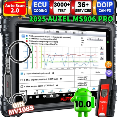 Autel MaxiSYS MS906PRO 2025 E/CU CODING OE sistema completo herramienta de escáner de diagnóstico Foto 1 de 4