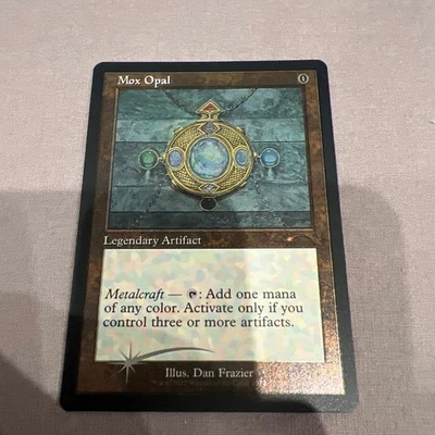 Mtg Etched Foil English Version Mox Opal Old 4 - Image 1 of 2