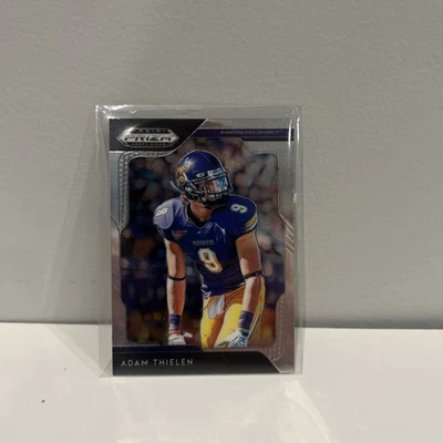 2019 Prizm Draft Picks Adam Thielen Minnesota State Mavericks #4 Football Card - Image 1 of 2