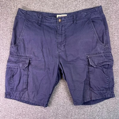 Arizona Cargo Shorts Mens 36 Blue Casual Outdoor Everyday Utility Snap Pockets - Image 1 of 4