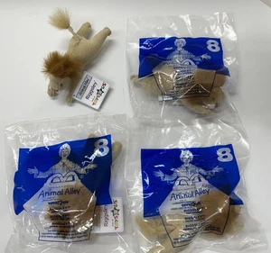 McDonalds Animal Alley Riggsley Der Löwe #8 2001 - 4 Stück - Bild 1 von 2