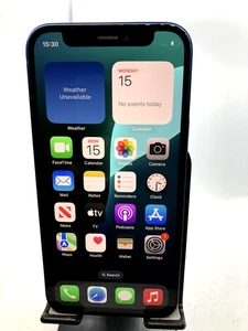 Apple iPhone 12 Mini - Blue - 64 GB (Unlocked|) Full Working- Read Ad- B8-9 - Picture 1 of 7