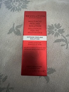 Revolution Multi Acid Intense Peeling Solution 1.01 fl oz Fragrance Free Vegan - Picture 1 of 3