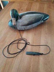 Vintage Featherlites Inflatable Duck Decoy, By Cherokee Sports, Holds Air Good! - Picture 1 of 11