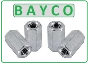 TODOS LOS CONECTORES DE ROSCA CHAPADOS EN ZINC BZP M6, M8, M10, M12, M16 Y M20. EN STOCK. - Imagen 1 de 3