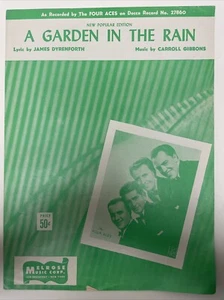 A Garden in the Rain (Four Aces) by Caroll Gibbons (1928) - Picture 1 of 3