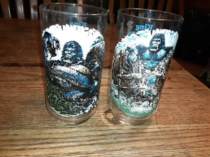 1967 Coca-cola King Kong Glasses X2 - Picture 1 of 5
