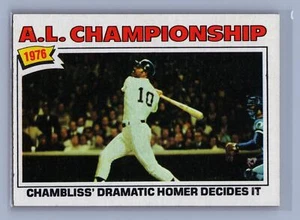 1977 Topps #276 1976 A.L. Meisterschaft - Bild 1 von 2