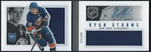 Ryan Strome RC Booklet Patch Autograph /199 2013-14 Panini Playbook Hockey #165 - Foto 1 di 3