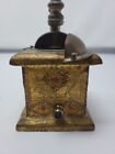  Vintage Gold Gilt Florence Italy Wooden Coffee Grinder 4"