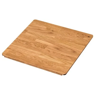 IKEA NORRSJON Oak Chopping Board 44x42 cm | Solid Wood Over-Sink Cutting Board - Image 1 of 3