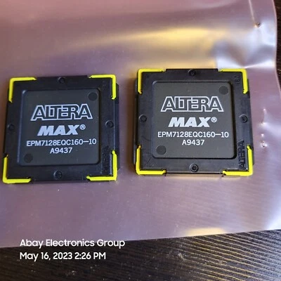 EPM7128EQC160-10 CPLD MAX® 7000 Family 2.5K Gates 128 Macro Cells 100MHz NEW $49 - Image 1 of 2