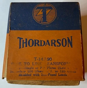 Thordarson T-14A90 Audio Input Transformer Tube To Line, New in Box, Unused - Picture 1 of 4