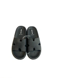 NEW! Project Cloud ‘Pillow’ Black Sandals Slides Women Size 10 Fast Shipping - Picture 1 of 12
