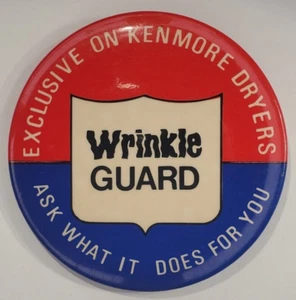 Exclusive On Kenmore Dryers Wrinkle Guard Ask Us What It Does For You Pin Button - Picture 1 of 4