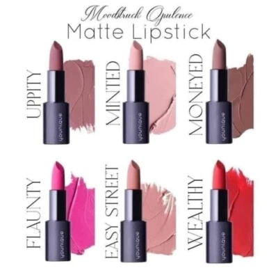 YOUNIQUE Moodstruck Opulence batom fosco novo na caixa MSRP $28 - Imagem 1 de 3