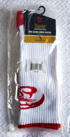TopSox NCAA Houston Cougars Big Game Men’s Crew Socks Size 6-12.5 (2 Packs) Cover