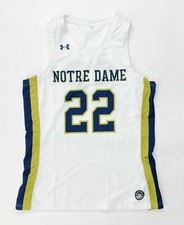 Under Armour Notre Dame Fighting Irish Basketball Jersey Women's S White UJKJP1W