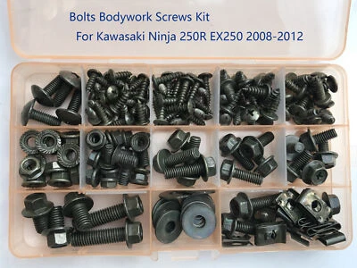 Fairing For Kawasaki Ninja 250R EX250 2008-2012 Bolts Bodywork Screws Kit Nuts T - Image 1 of 4