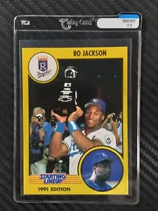 1991 Kenner Starting Lineup Bo Jackson #16 - Taby Card™ Grade NM/MT 7.5 - Picture 1 of 2