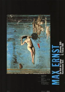 Max Ernst - Die Welt der Collage ORIGINAL Schweizer Museums-Plakat 1988 Bern - Picture 1 of 1