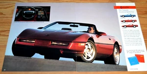 1990 Chevy Corvette / ZR1 Original Dealer Information Advertisement Print Ad 90 - Foto 1 di 1