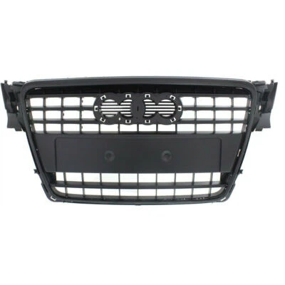 NEW FRONT BLACK GRILLE FITS AUDI A4 QUATTRO WITHOUT MARK AU1200117 - Image 1 of 4