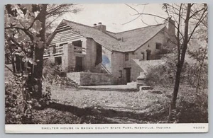 Nashville Indiana ~ Brown County State Park Shelter House Lodge ~ 1950 CR Kinder - Bild 1 von 2