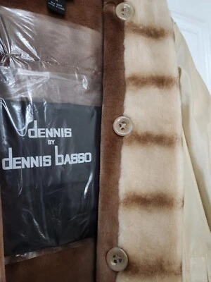 美丽的 Dennis Basso 冬季外套 全新无标签 尺寸 XL — 第 1/4 张图片