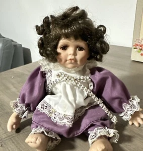 Wimbledon Collection Porcelain Doll 8 Inches - Picture 1 of 5