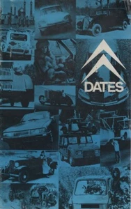 CITROEN - FASCICULE  - LES GRANDES DATES 1919 1977 - RELATIONS PUBLIQUES CITROEN - Imagen 1 de 1