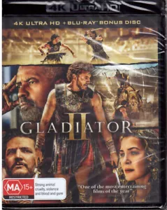 Gladiator II 2 4K Ultra HD + Bluray NEW - Picture 1 of 2