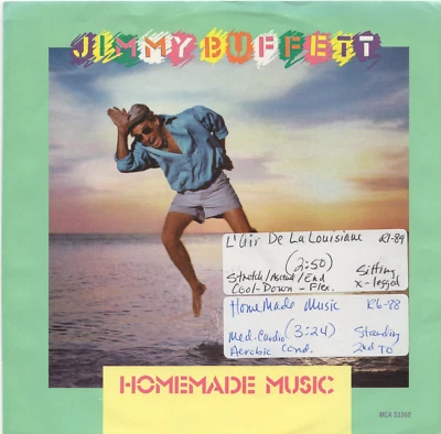 Jimmy Buffett - Homemade Music - 45RPM - Excellent w/ Picture Sleeve - Image 1 of 4